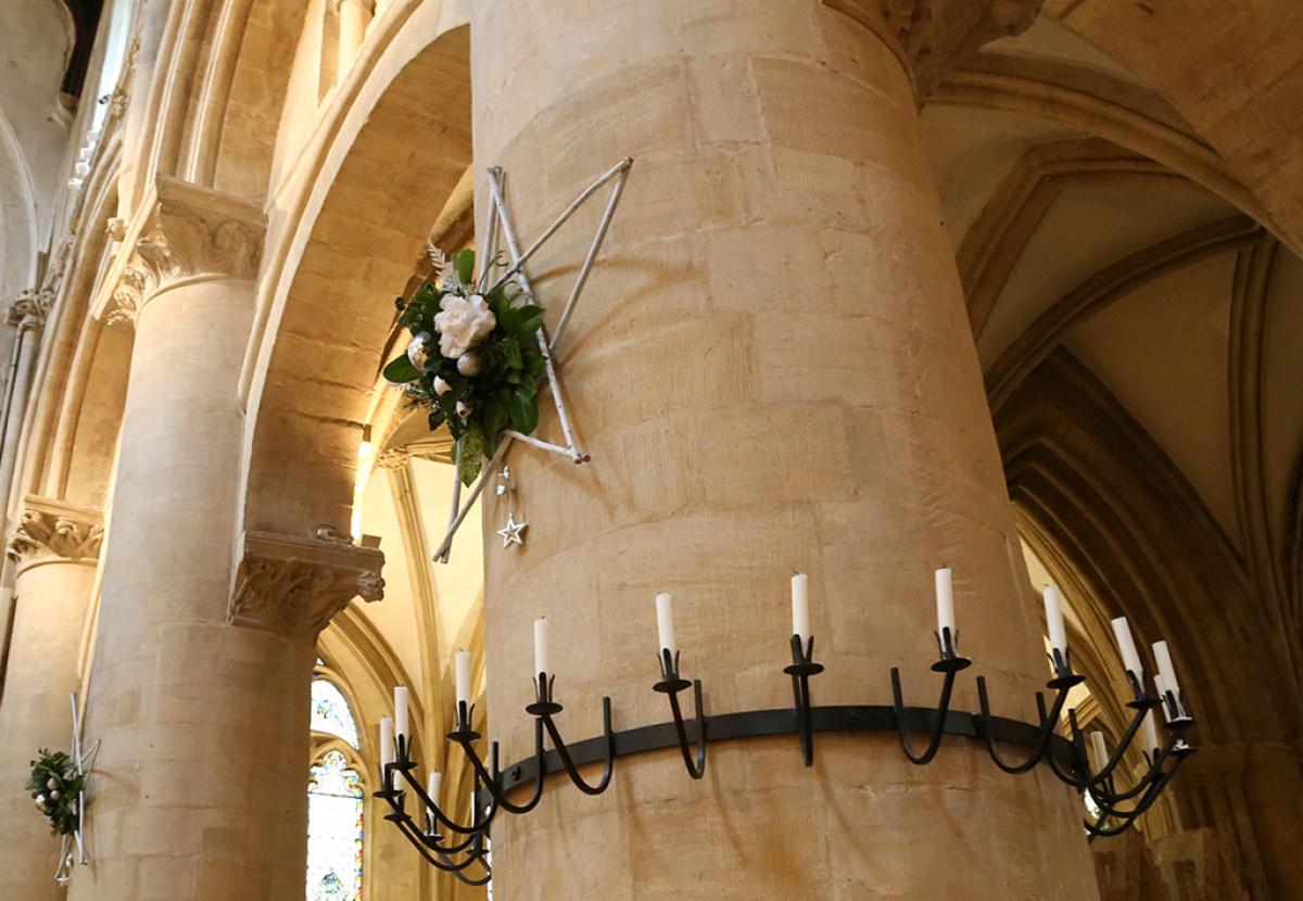 Christmas decorations in the Cathedral