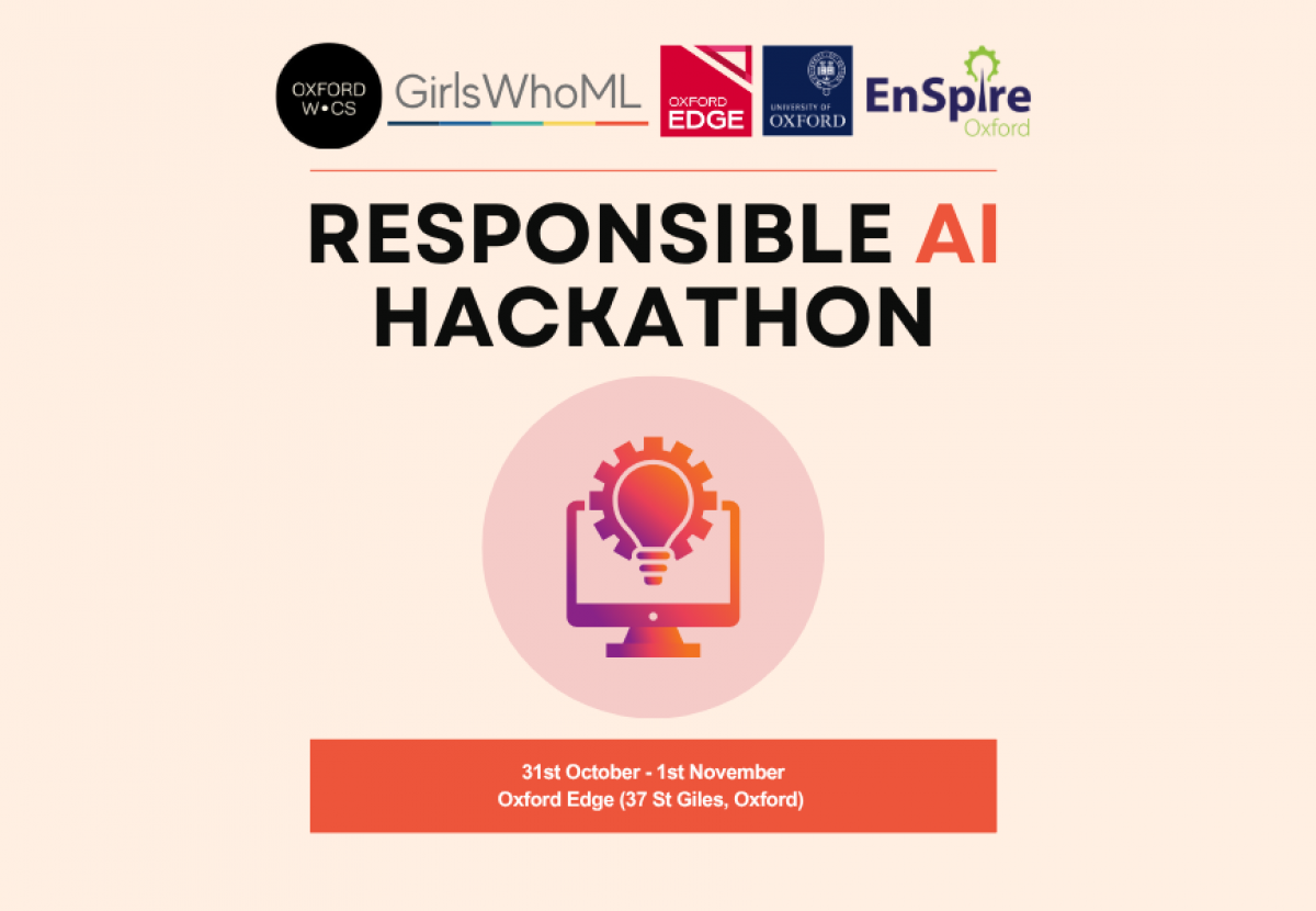 Promotional flyer for ML hackathon