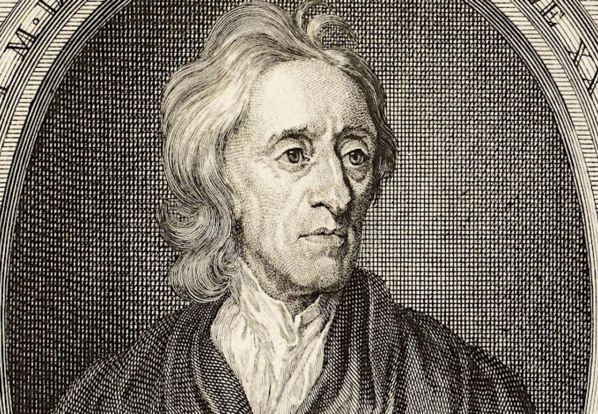 Detail from an engraving of John Locke