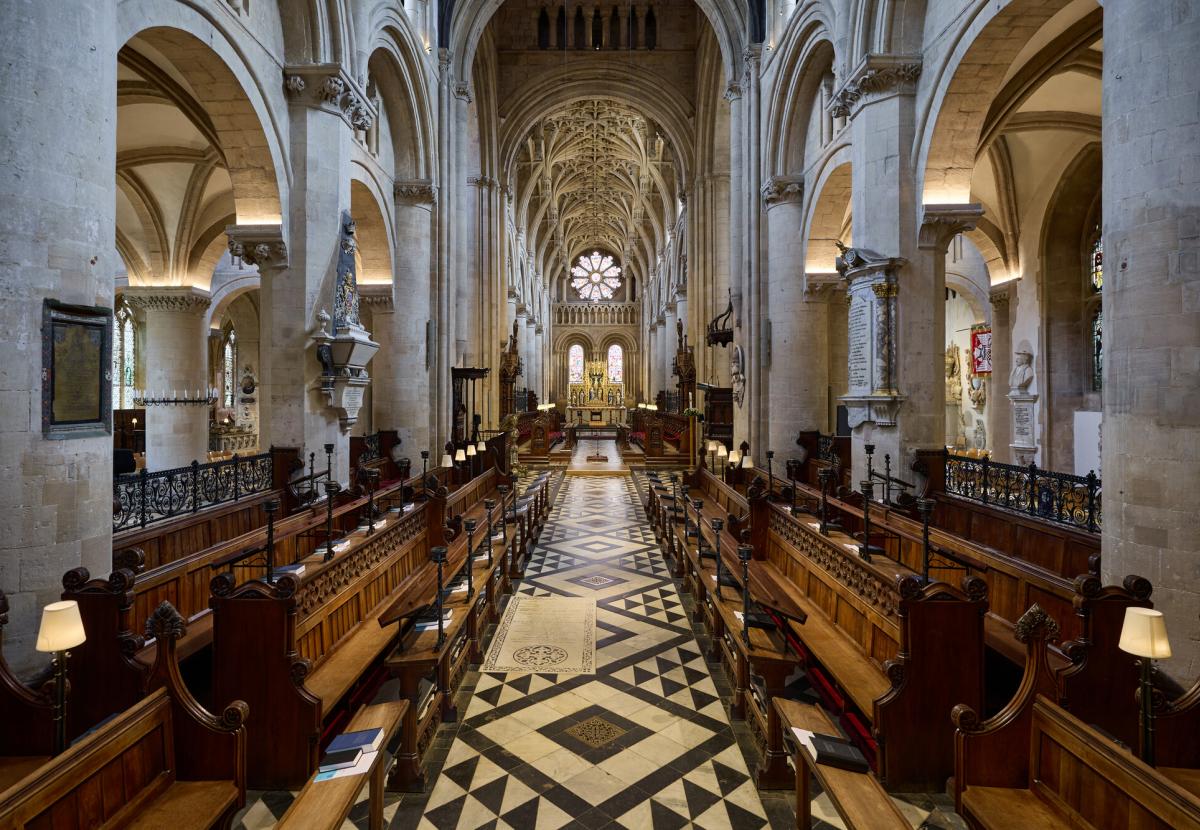 The cathedral nave