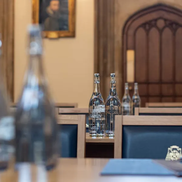 McKenna Room, setup for a formal meeting