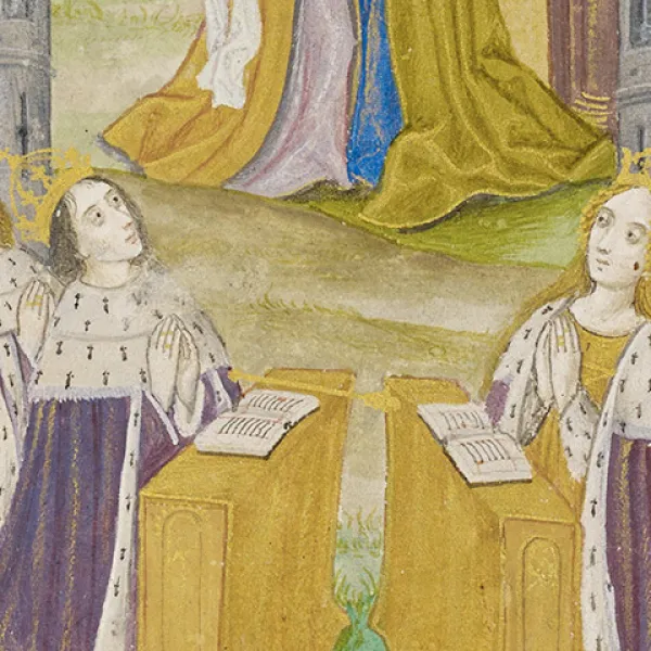 Detail from an illustrated manuscript