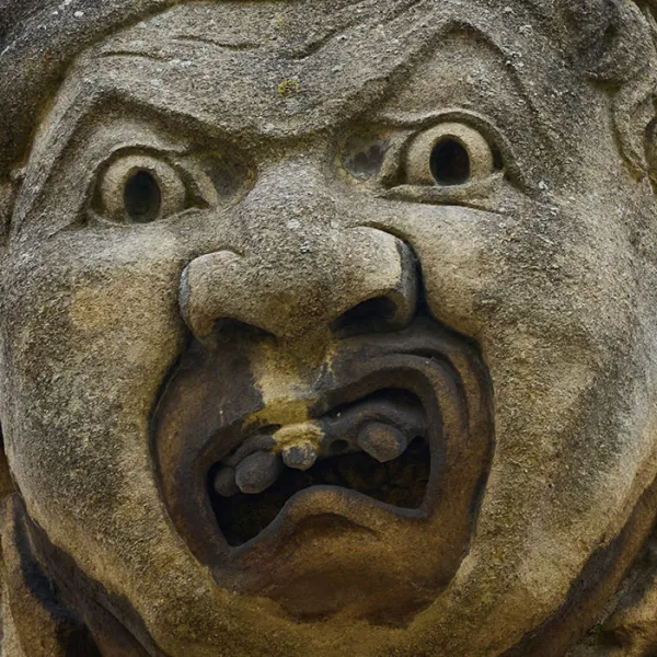A grotesque on the Cathedral exterior