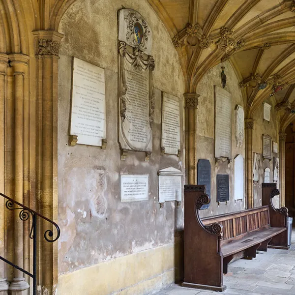 West door from the cloister