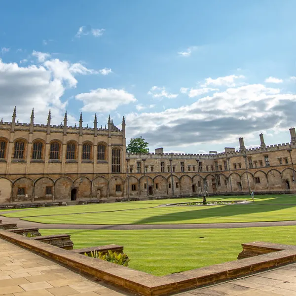 View across Tom Quad. Photograph: Edmond Blok