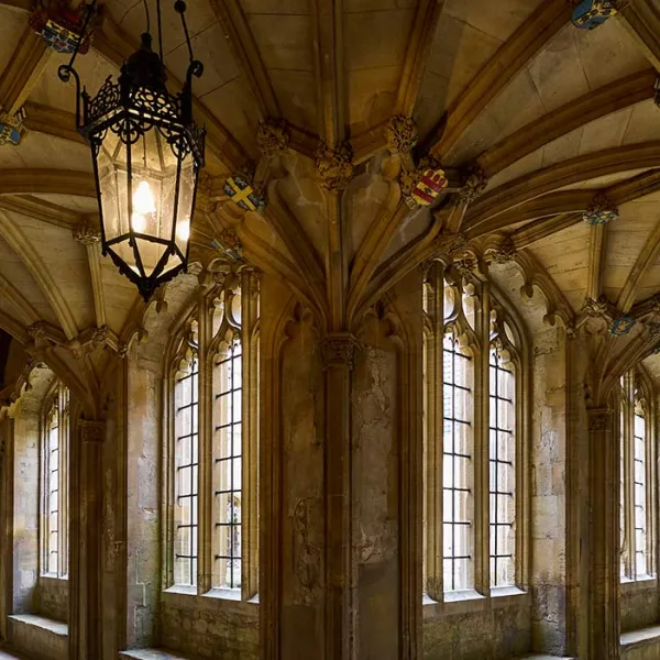 View showing two sides of the cloister