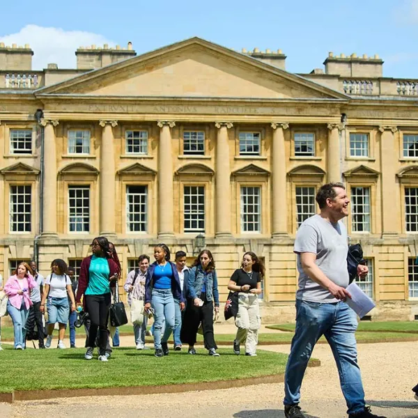 An Open Day tour in progress