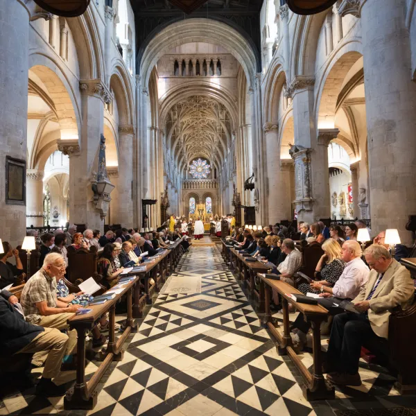 A full Cathedral nave
