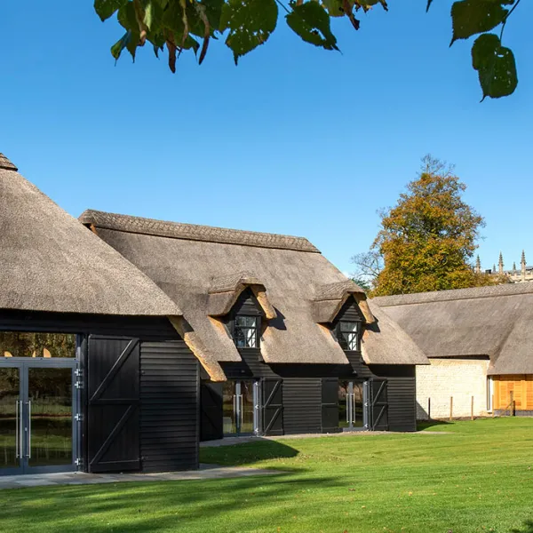The Research Centre and thatched barn complex