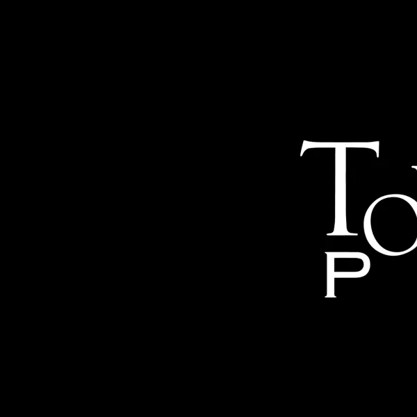 Black banner featuring the Tower Poetry logo