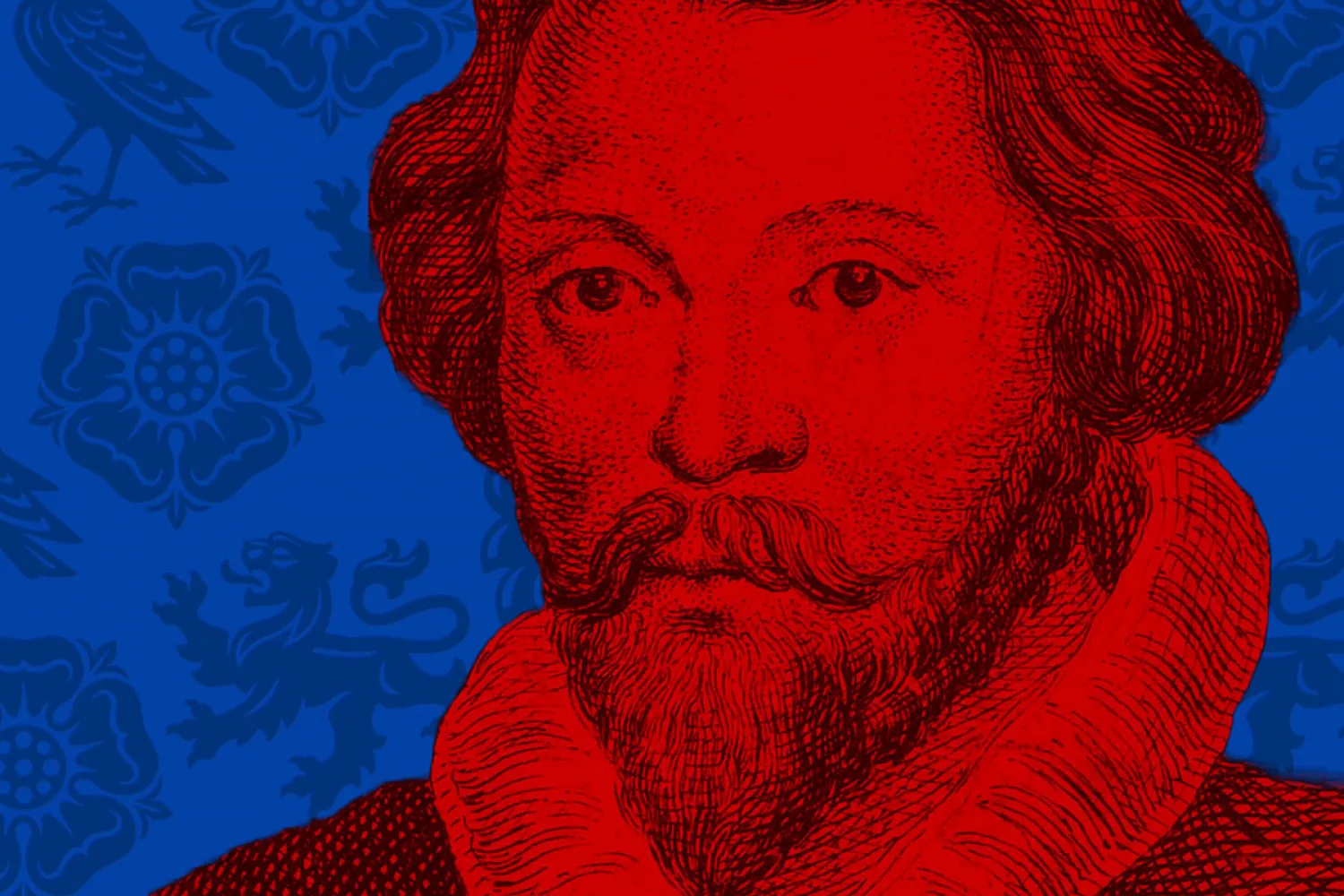 Promotional design featuring a drawing of Byrd