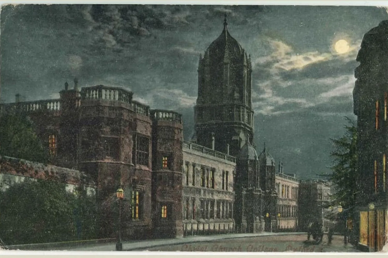 Image of Christ Church on a Victorian postcard