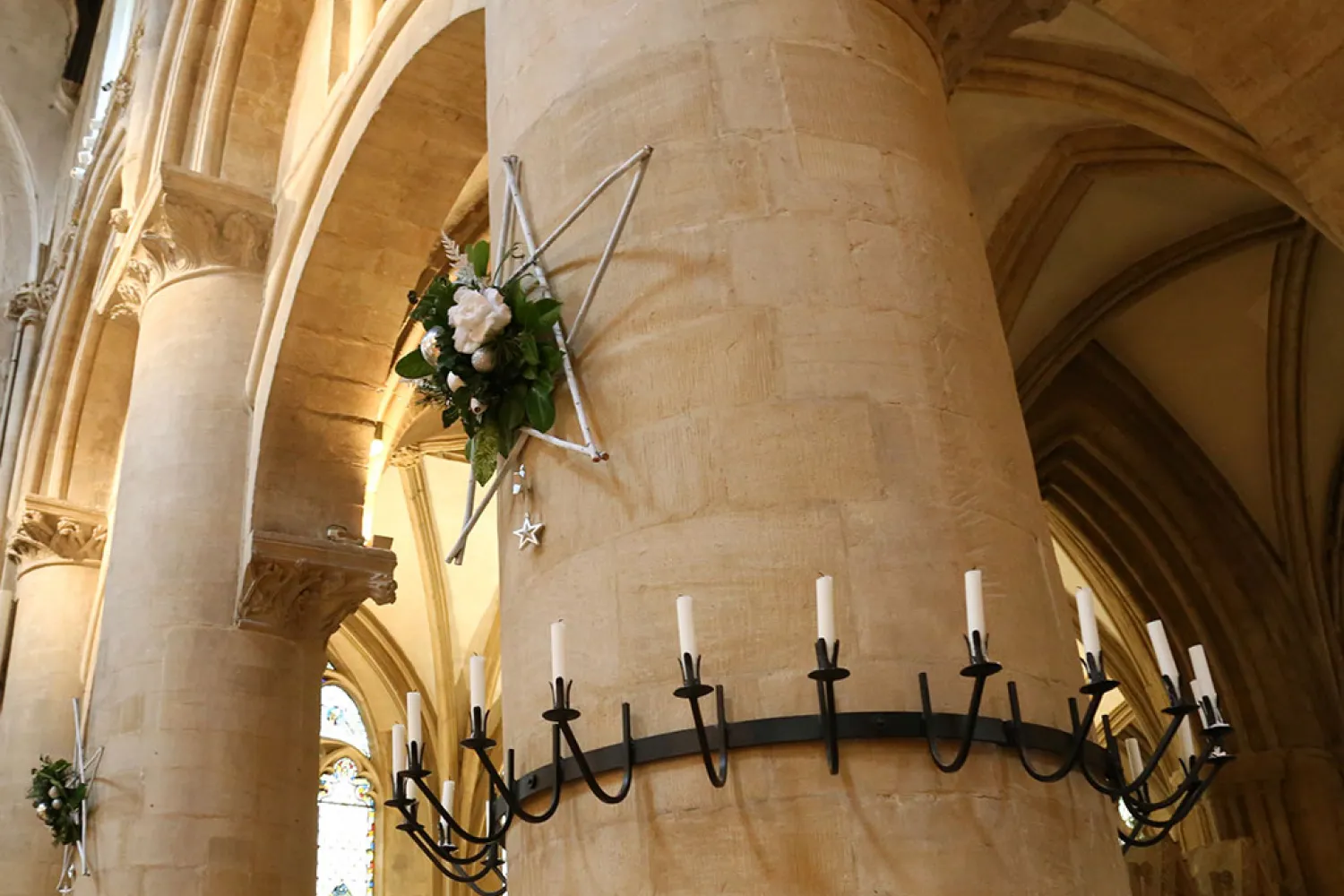 Christmas decorations in the Cathedral
