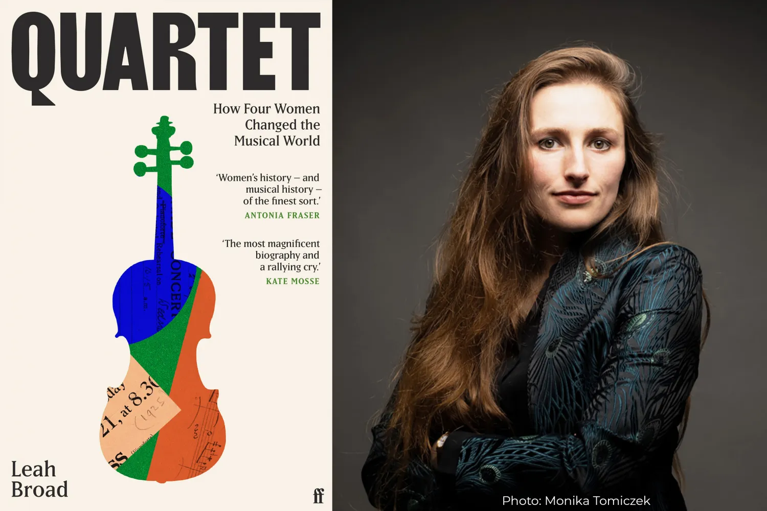 Leah Broad and her book 'Quartet'