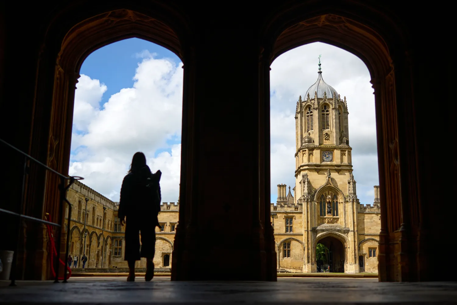 Tom Tower, seen from the Cathedral entrance