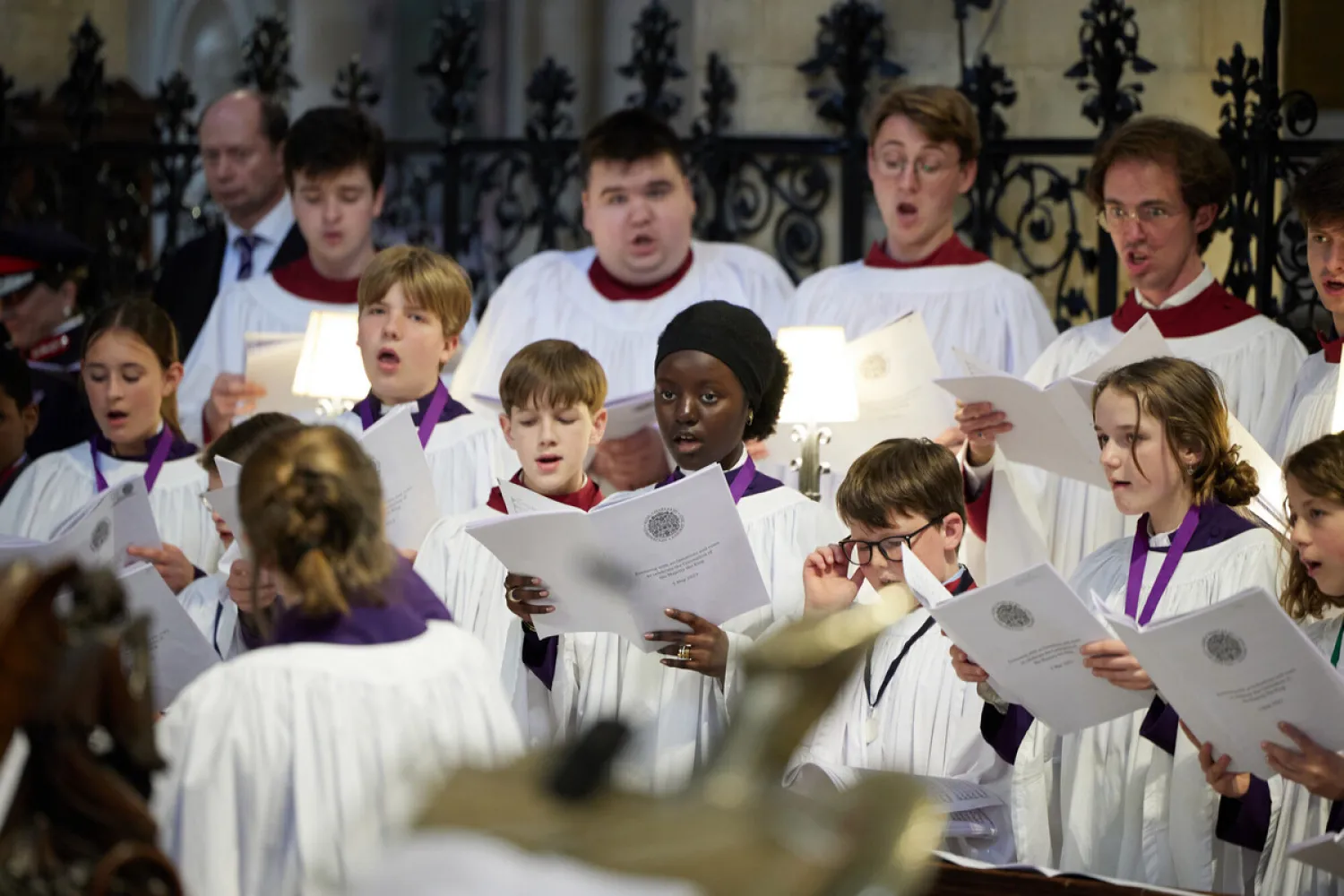The choir of clerks, choristers of Frideswide voices choristers sing together