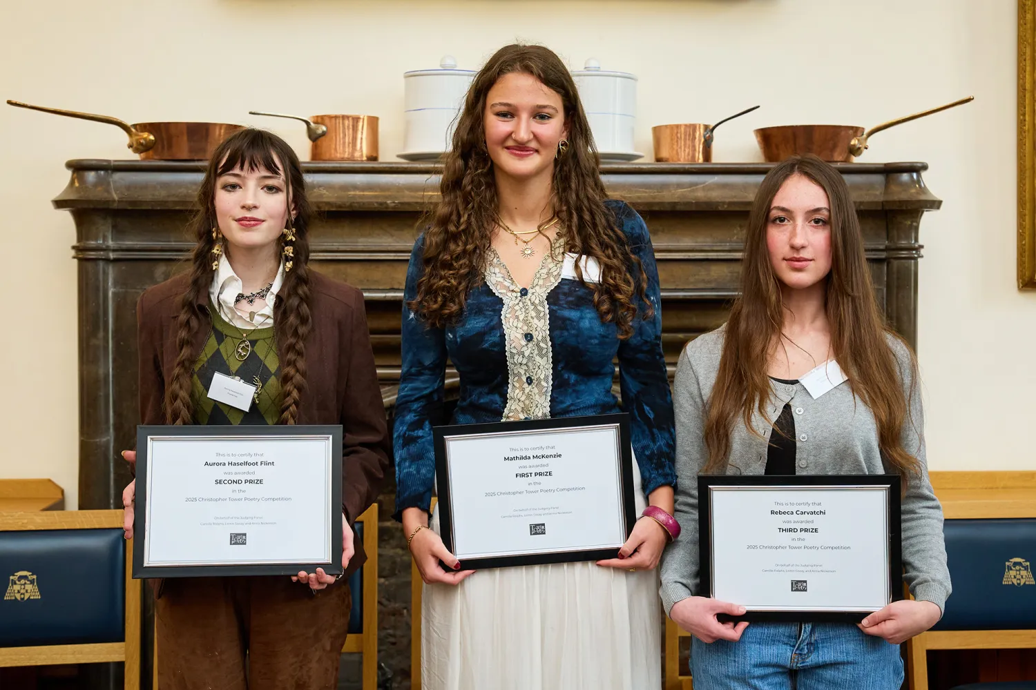 The 2025 Tower Poetry Competition winners
