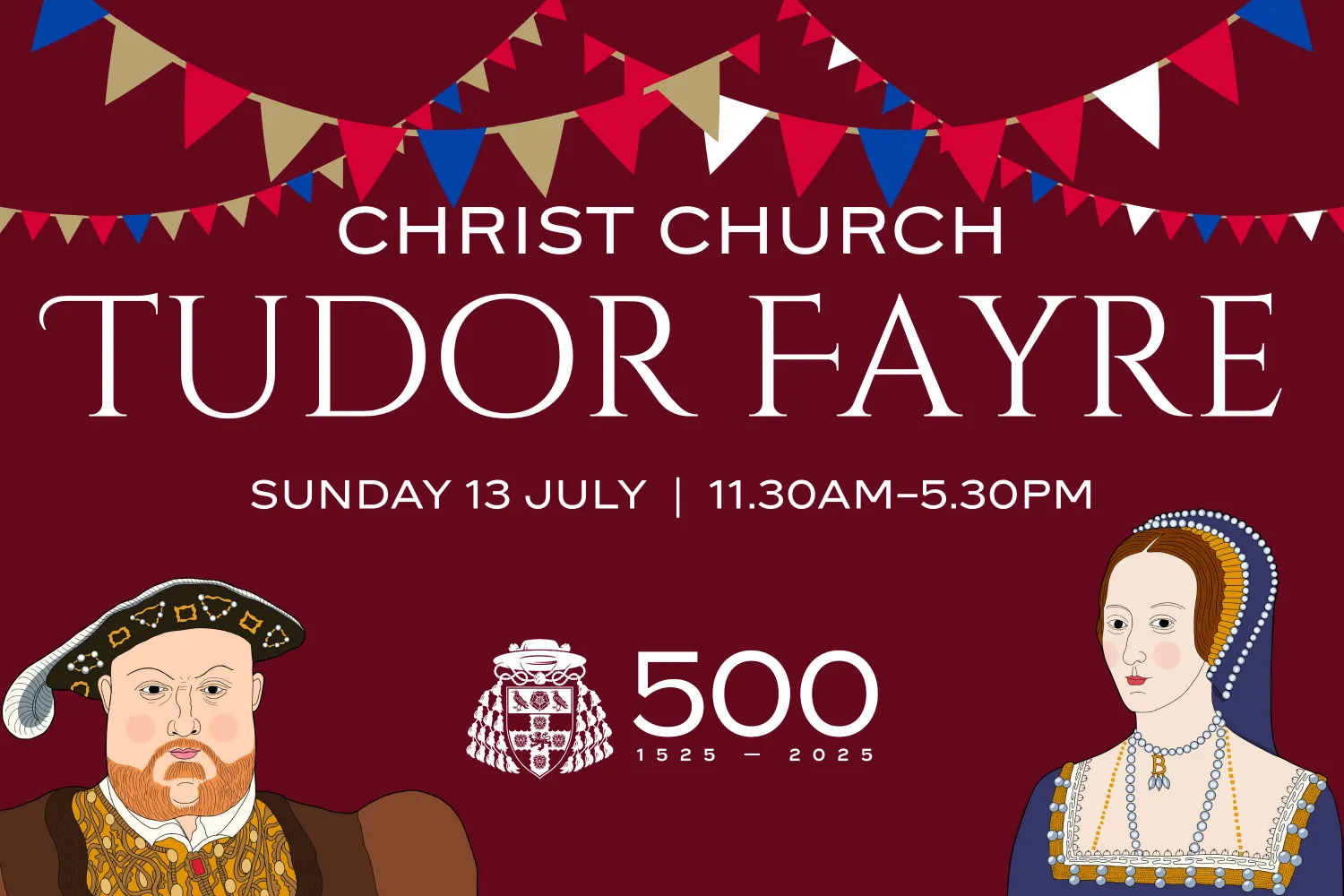 Tudor Fayre event banner