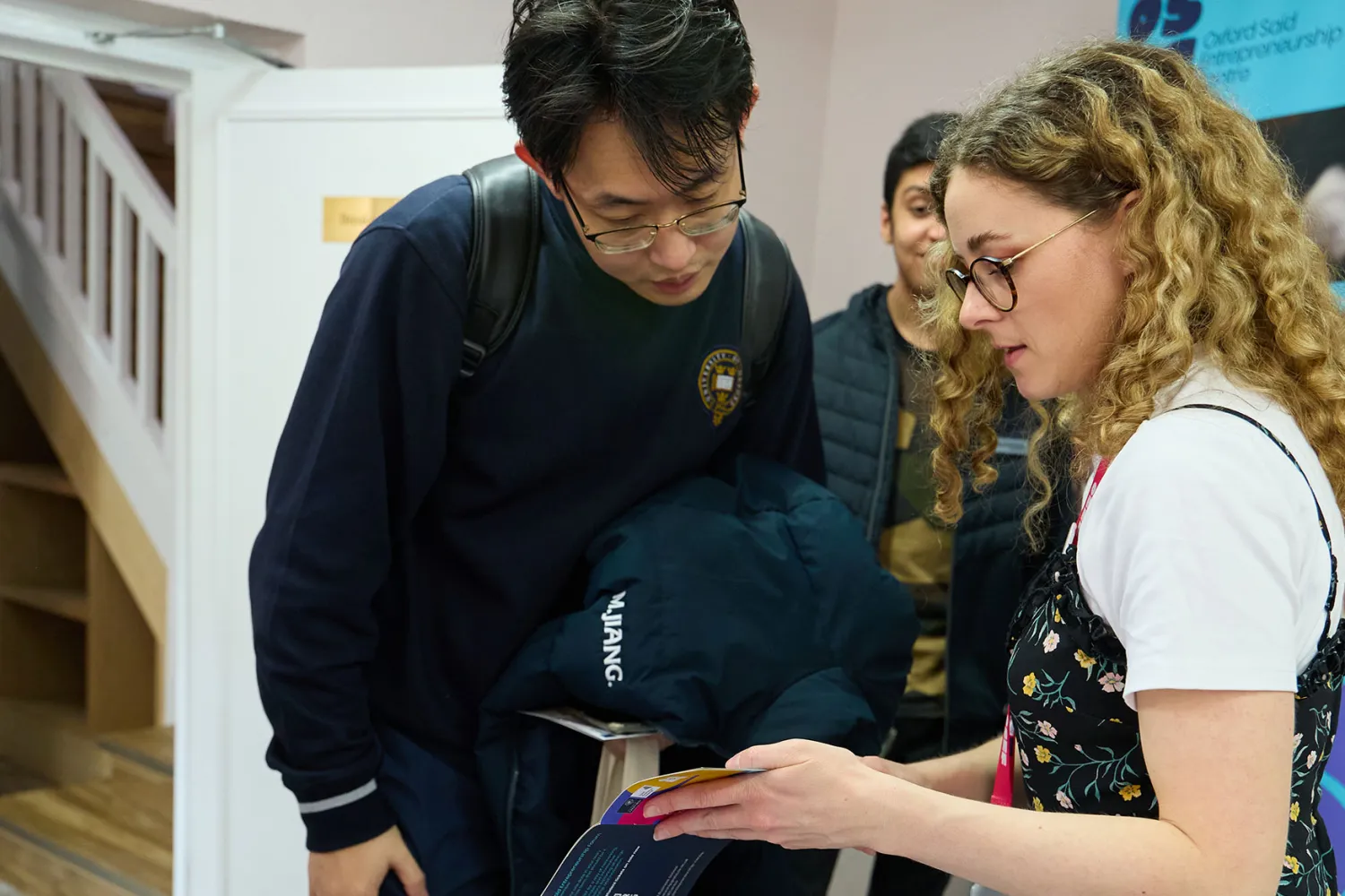 Students and mentors at Oxford Edge