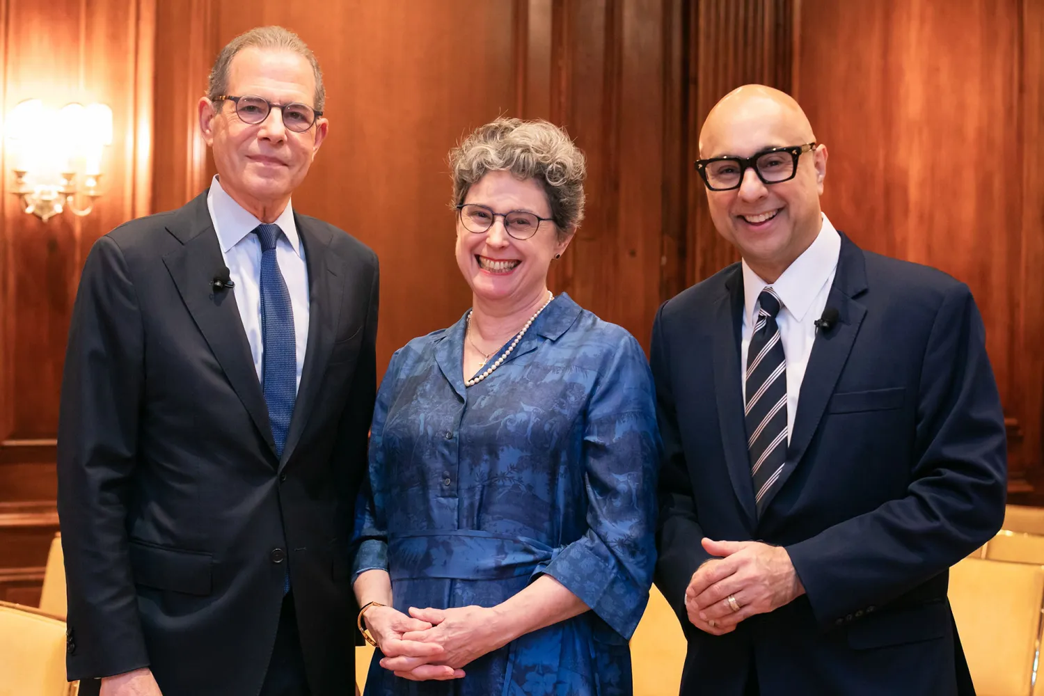 Richard Stengel, Sarah Foot and Ali Velshi