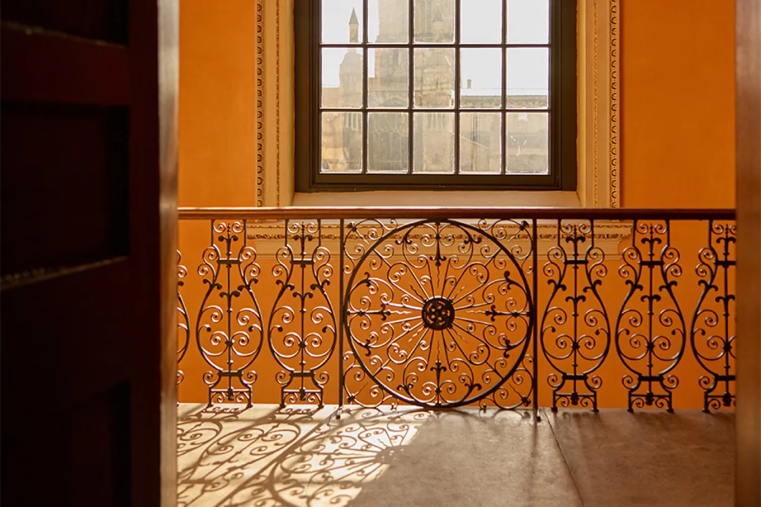 View across the Upper Library landing