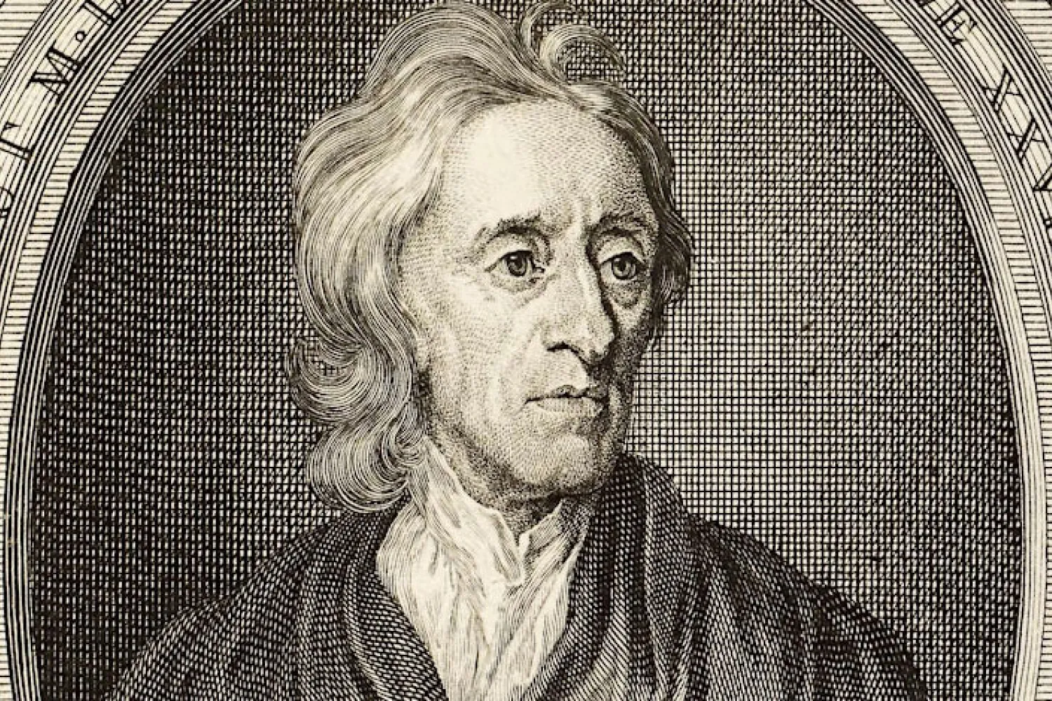 Detail from an engraving of John Locke
