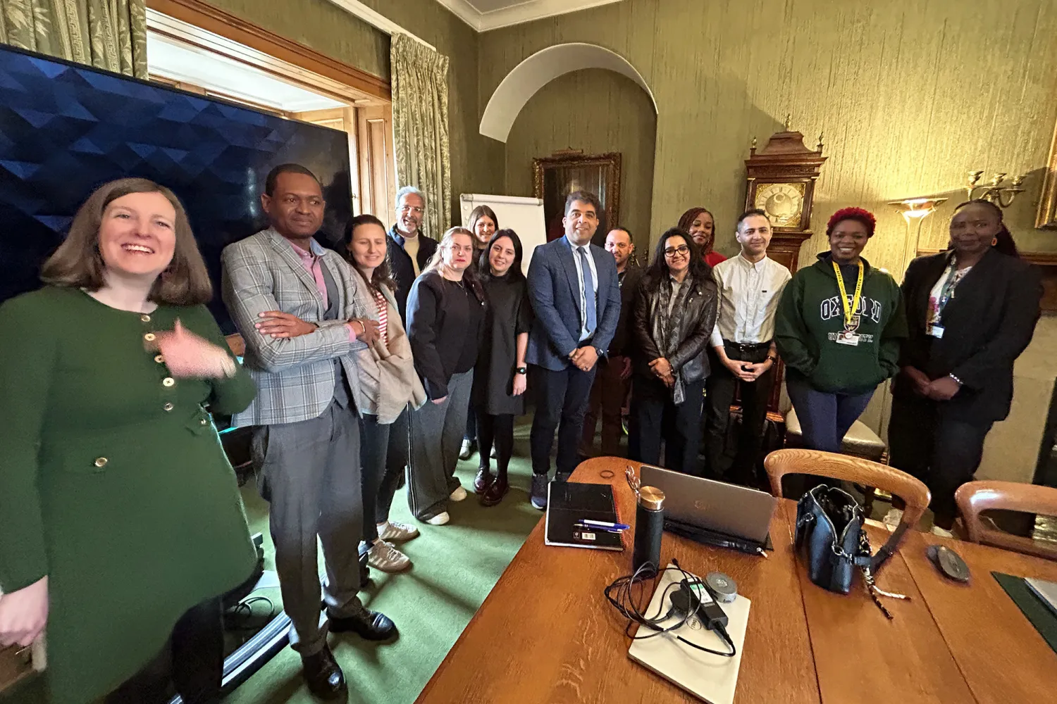 The Moroccan public health delegation at Christ Church