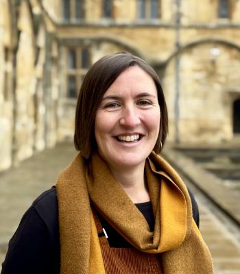 Portrait photo of Clare Williams, the cathedral education and pilgrimage officer.