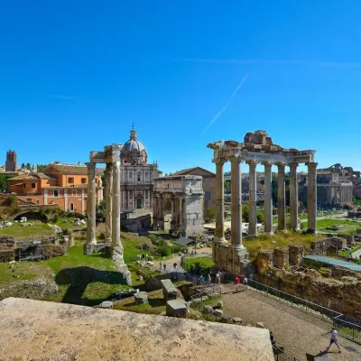 The forum in Rome, Italy