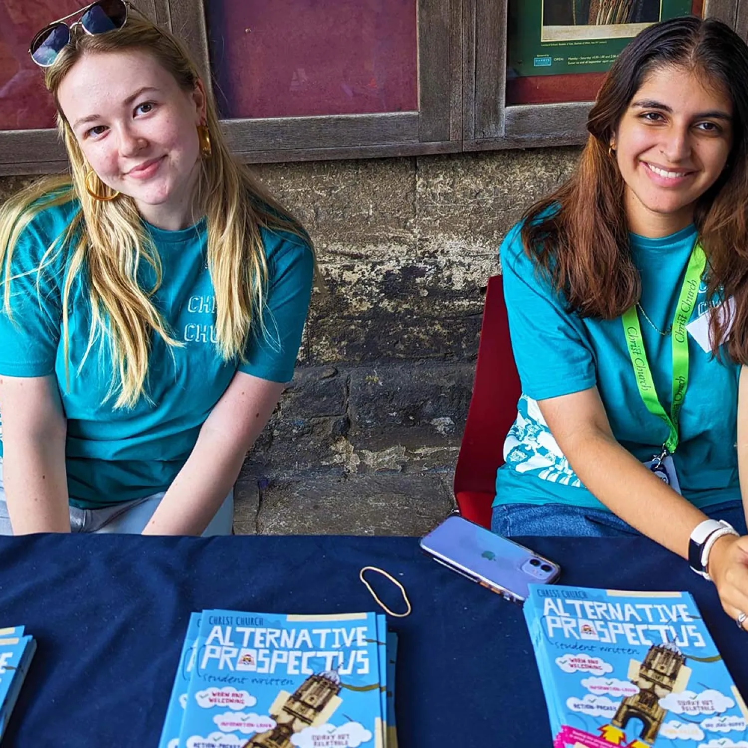 Student Ambassadors welcoming Open Day visitors