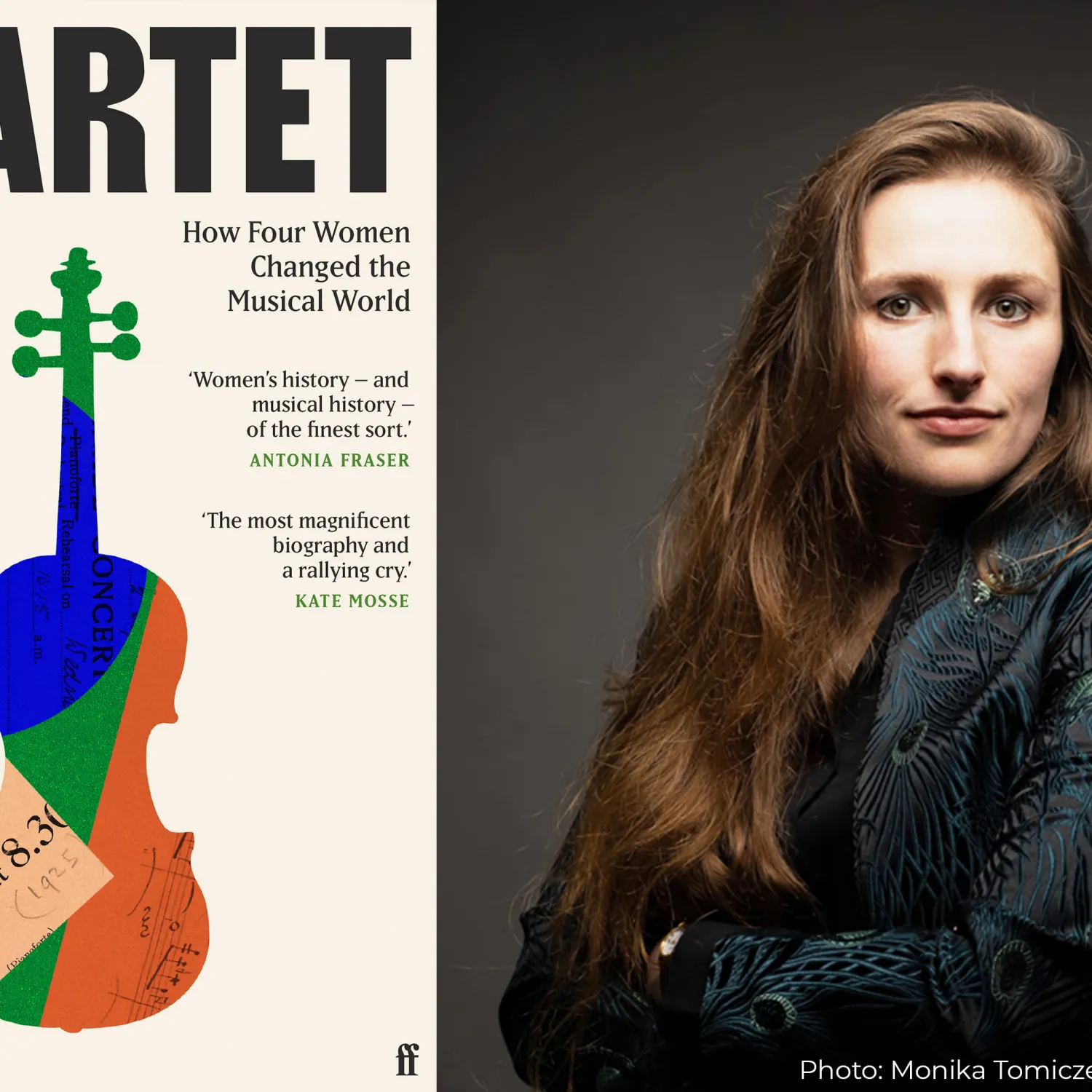 Leah Broad and her book 'Quartet'