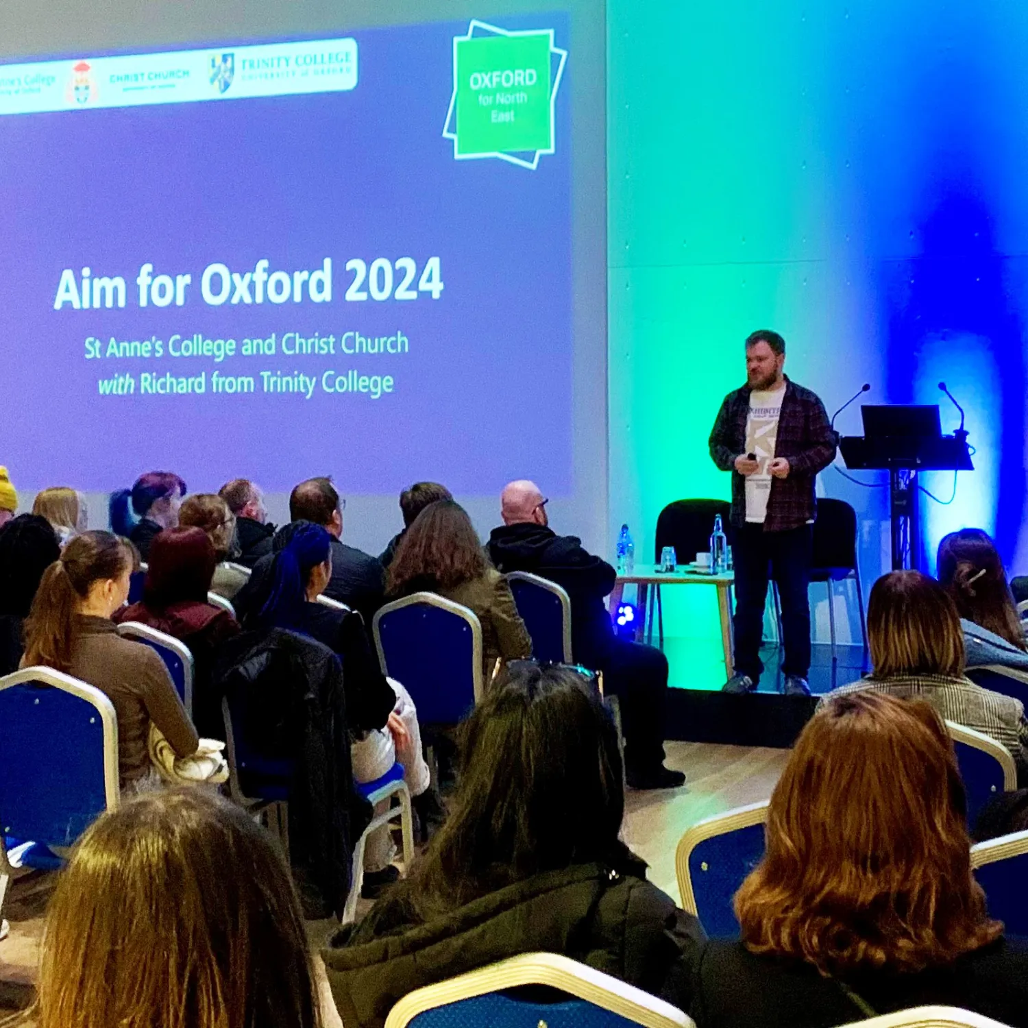 The Aim for Oxford launch event in Newcastle