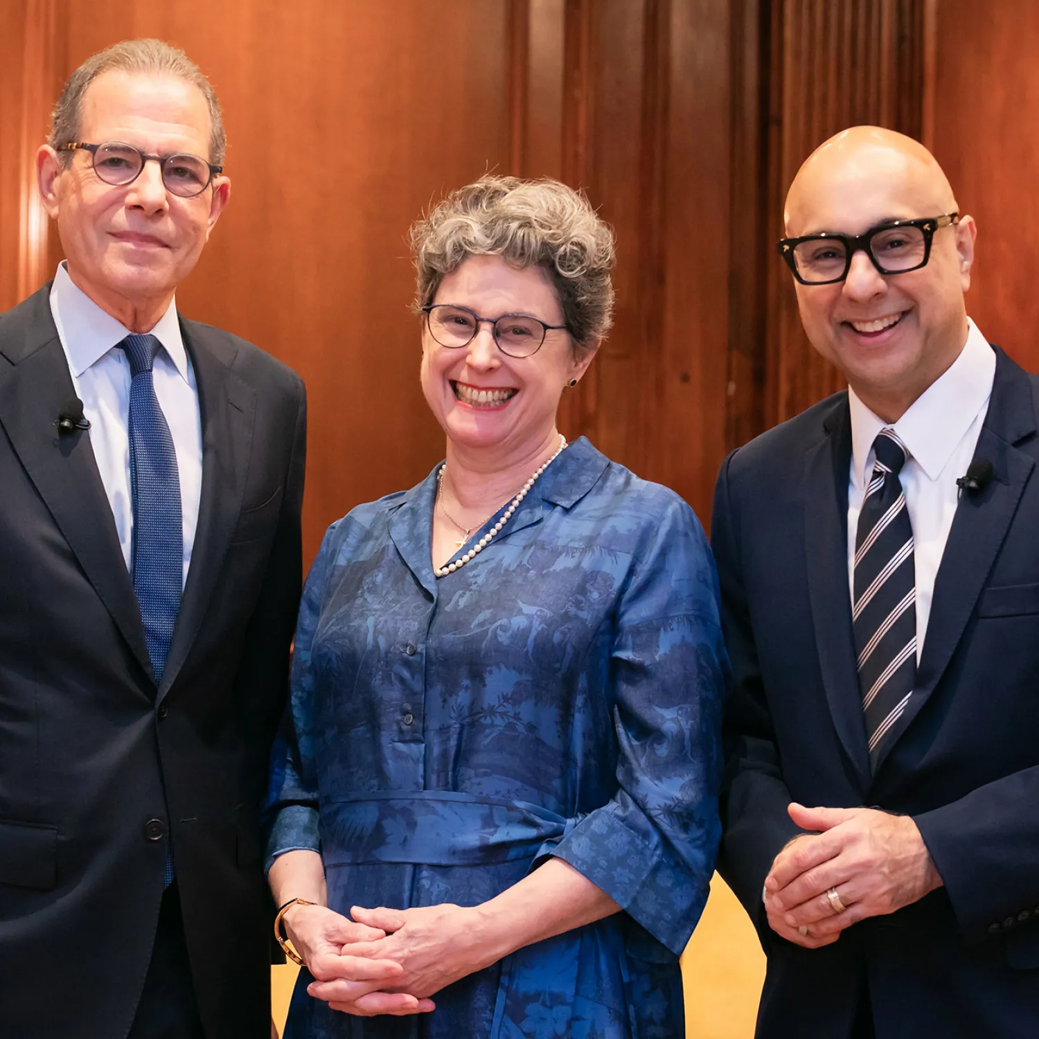 Richard Stengel, Sarah Foot and Ali Velshi
