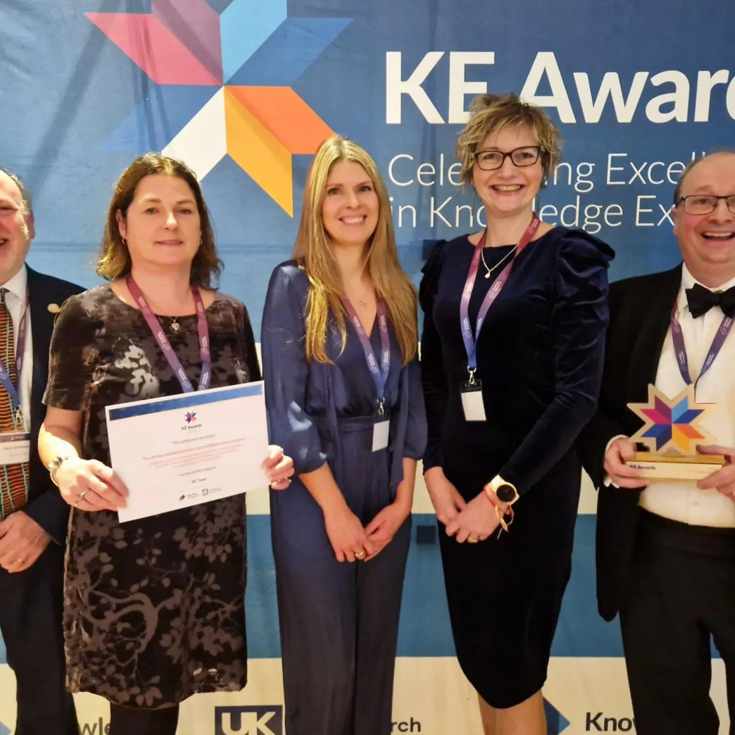 The KE Hub team at the KE Awards