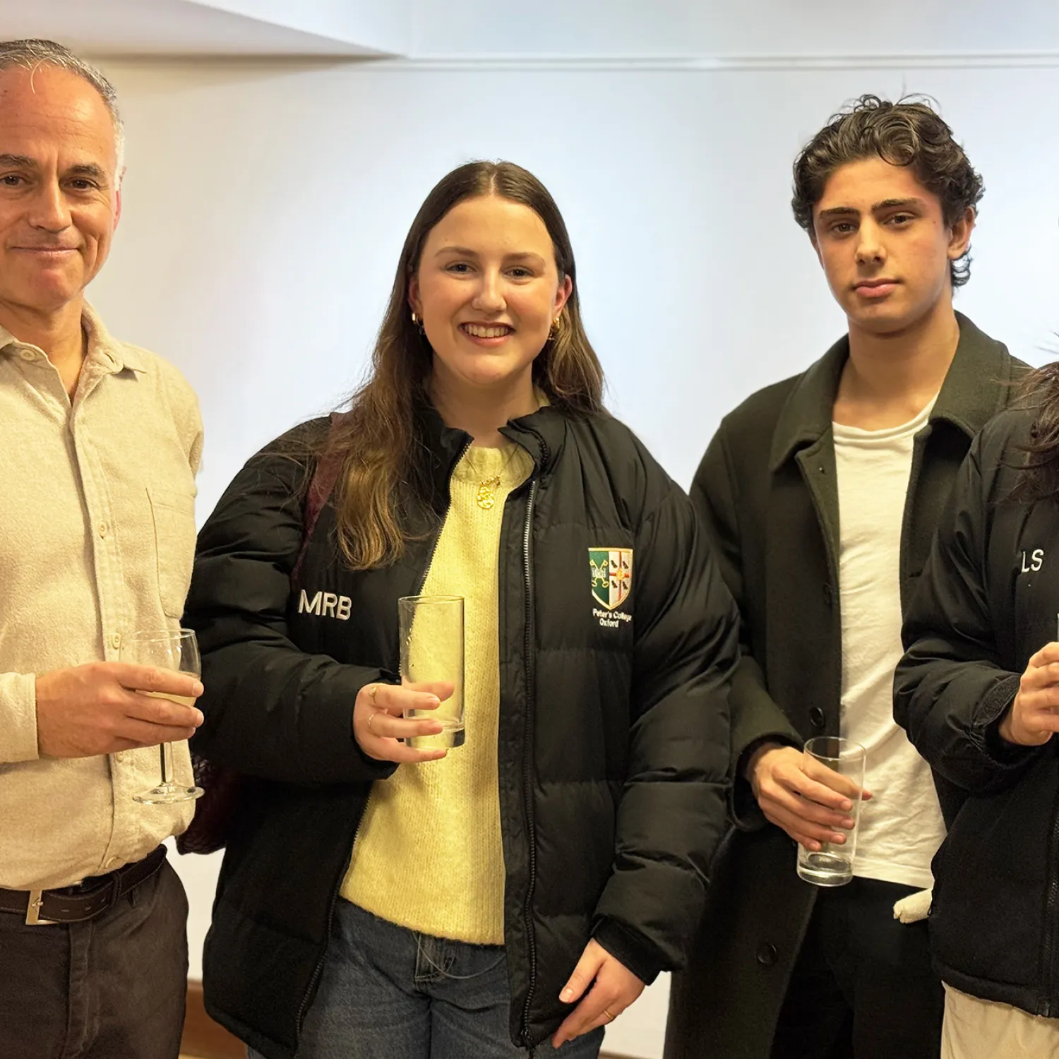 Tony Pastor with some Oxford students