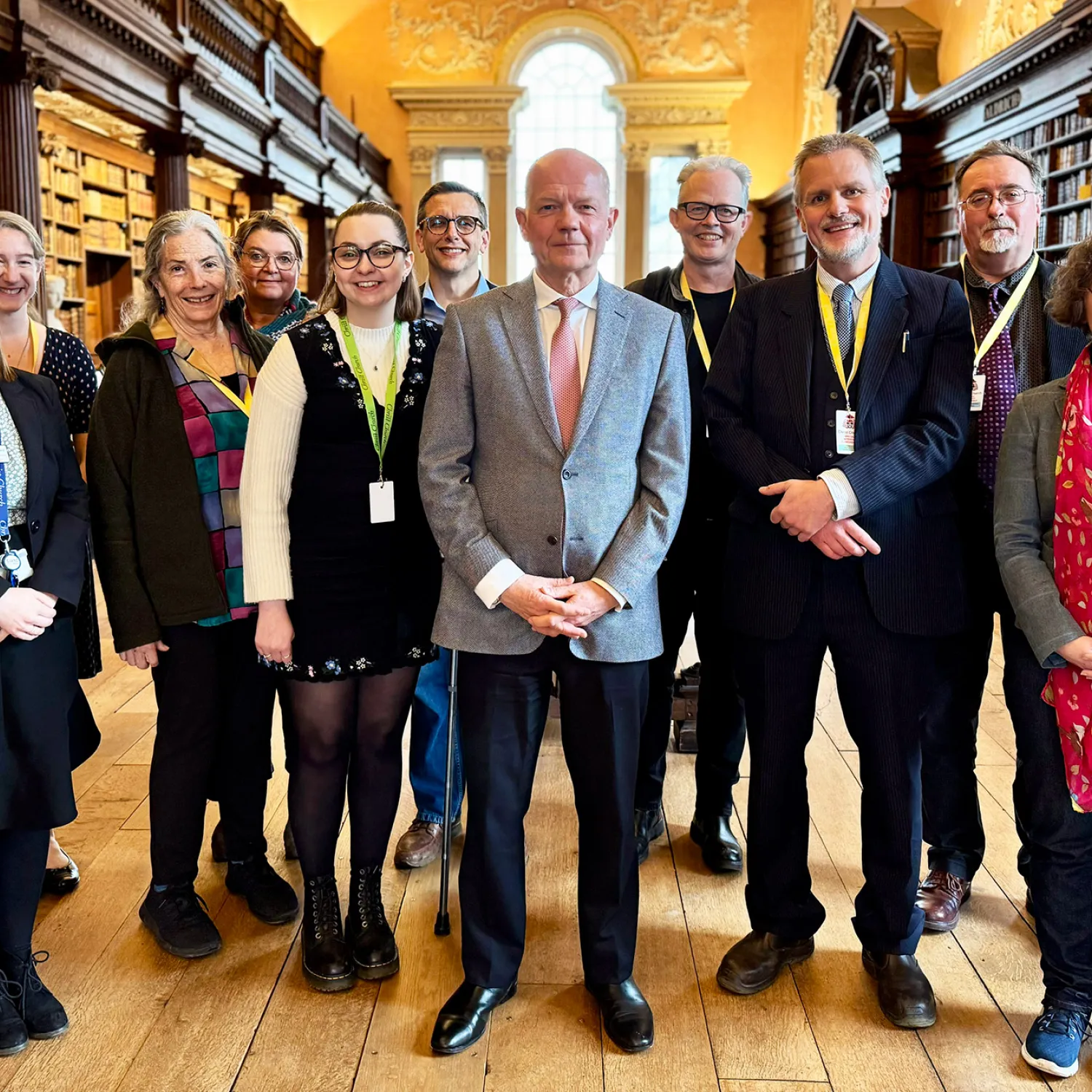 Oxford Chancellor Lord Hague with the speakers of the 2026 Special Interest Event