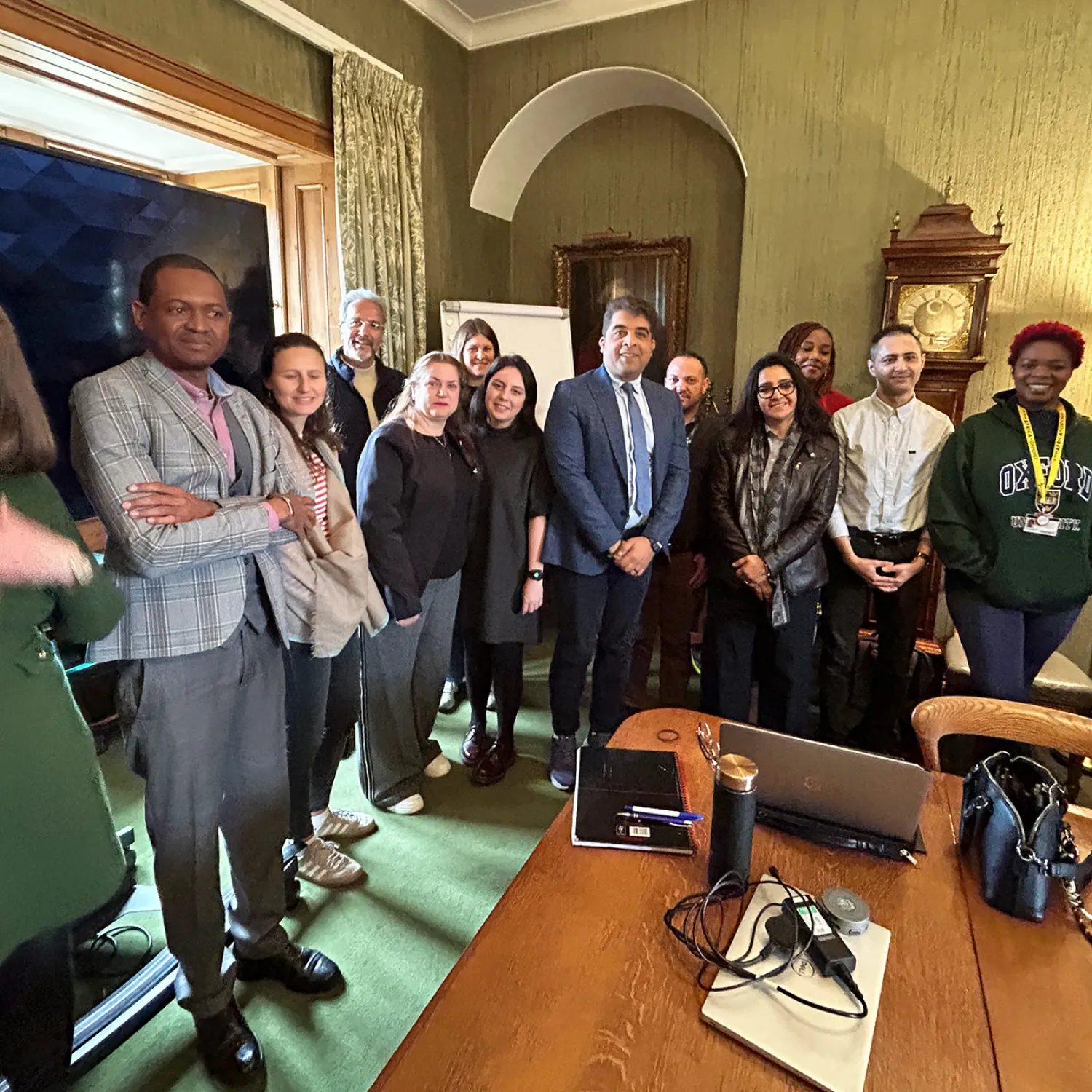 The Moroccan public health delegation at Christ Church