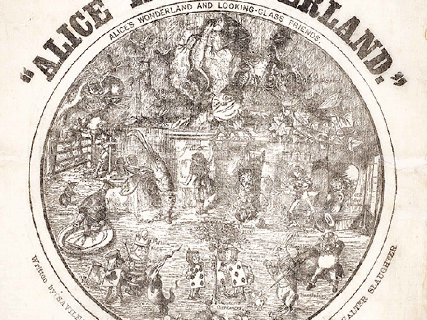 Poster for Alice in Wonderland, "A Musical Dream Play”, 1886