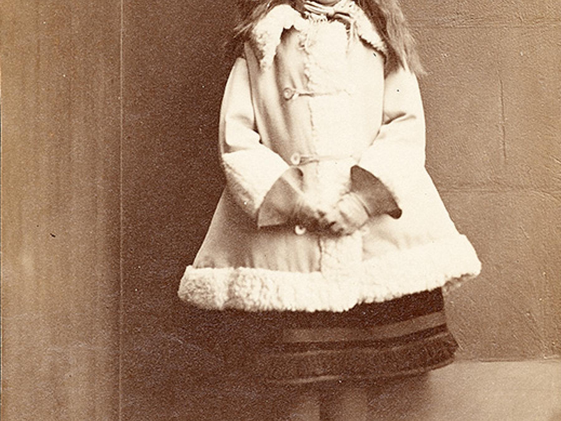 Alexandra ‘Xie’ Kitchin (1864-1925) photographed by Lewis Carroll, 1873